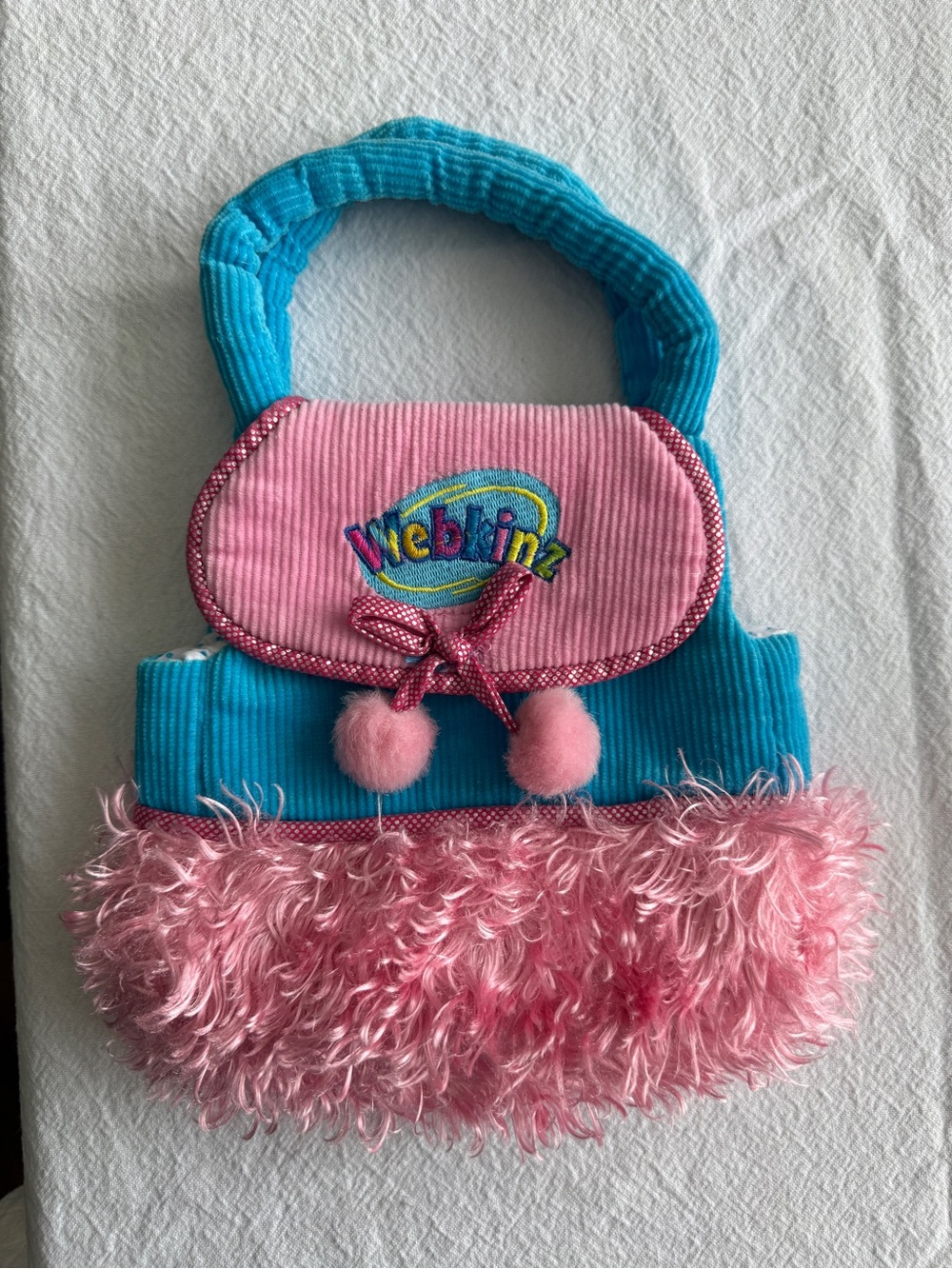 Webkinz MATCHING Leopard Plush and Pet Handbag - Pink & Teal - Picture 3 of 14